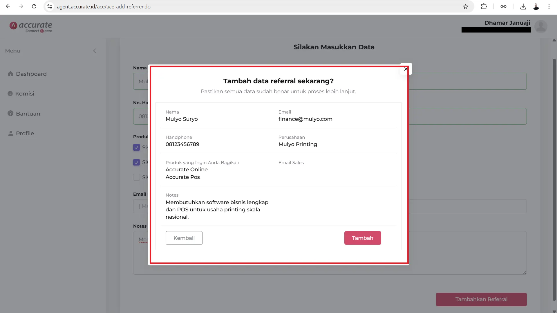 3 Cara Menambahkan Referral Baru